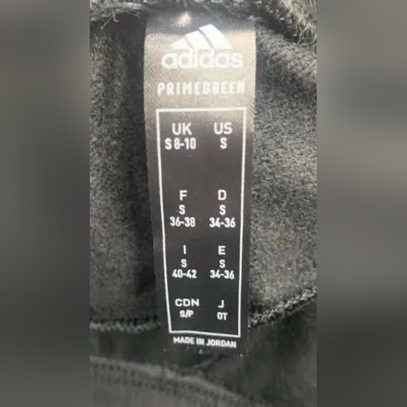 Adidas Essentials 3-Stripes Slim Tapered Cuffed Pants Size S New MSRP $50 - Picture 4 of 7